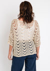 The Serafina Collection One Size Crochet Top, Gold