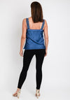 Serafina Collection One Size Lace Vest, Blue