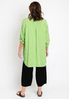 The Serafina Collection One Size Stripe Print Shirt, Green