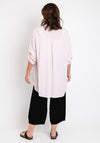 Serafina Collection One Size Stripe Print Shirt, Pink