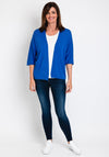 The Serafina Collection One Size Batwing Open Fine Cardigan, Royal Blue