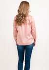 Seventy1 Turn Up Sleeve Blouse, Rose Pink