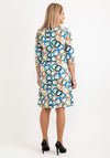 Seventy1 Ring Print Mini Shift Dress Size Small, Multi