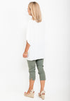 Seventy1 One Size Knotted Sequin Neck Top, White