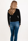 Seventy1 Vintage Inspired Bow Knit Cardigan, Black
