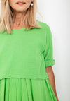 Seventy1 One Size Two Piece Dress & Top, Green