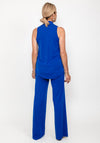 Seventy1 Sleeveless V Neck Print Top, Royal Blue