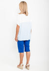 Seventy1 One Size Striped T-Shirt, White & Light Blue