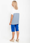 Seventy1 One Size Striped T-Shirt, White & Navy
