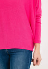 Seventy1 One Size Batwing Sleeve Knit Pullover, Pink