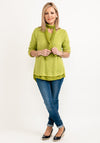 Seventy1 One Size Knit Pullover & Scarf Set, Green