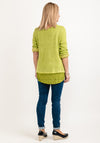 Seventy1 One Size Knit Pullover & Scarf Set, Green