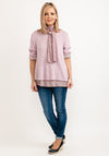 Seventy1 One Size Knit Pullover & Scarf Set, Lilac