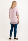 Seventy1 One Size Knit Pullover & Scarf Set, Lilac