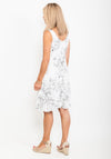 Seventy1 One Size Outline Print Dress, White