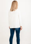 Seventy1 One Size Dandelion Knit Pullover, White