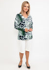 Seventy1 One Size Animal Print Mix Fine Jumper, Mint Multi