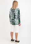 Seventy1 One Size Animal Print Mix Fine Jumper, Mint Multi