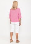 Seventy1 One Size Metallic Detail Knit Jumper, Pink