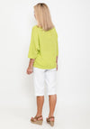 Seventy1 One Size Metallic Detail Knit Jumper, Lime