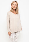 Seventy1 One Size Soft Knit Jumper, Taupe