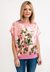 Seventy1 One Size Floral Front Top, Pink