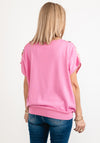 Seventy1 One Size Floral Front Top, Pink