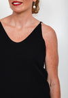 Seventy1 String Back Cami Top, Black