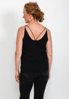 Seventy1 String Back Cami Top, Black