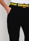 The Serafina Collection One Size Slim Crop Trouser, Black