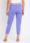 The Serafina Collection One Size Slim Crop Trouser, Lilac