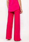 Seventy1 Slim Fitting Wide Trousers, Pink