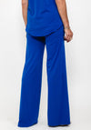 Seventy1 Slim Fitting Wide Trousers, Royal Blue