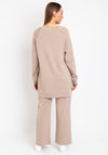 Serafina Collection Casual Two-Piece, Taupe