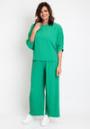 Serafina Collection Casual Crepe Two-Piece, Green