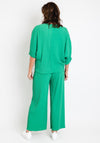 Serafina Collection Casual Crepe Two-Piece, Green