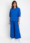 Serafina Collection Casual Crepe Two-Piece, Blue