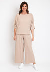 Serafina Collection Casual Crepe Two-Piece, Taupe