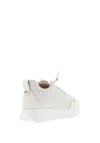 Wonders Fly Laser Cut Leather Trainers, Off White