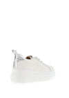 Wonders Fly Leather Platform Trainers, Off White