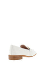 Wonders Patent Leather Buckle Loafers, Off White