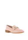 Wonders Patent Leather Buckle Loafers, Rose Pink