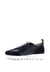 Wonders Fly Leather Suede Mix Trainers, Navy