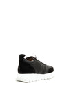 Wonders Fly Leather Suede Mix Trainers, Black