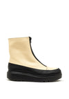 Wonders Fly Leather Zip Boots, Cream