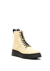 Wonders Fly Leather Lace up Boots, Cream