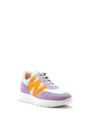 Wonders Colour Block Suede Leather Trainers, Multi