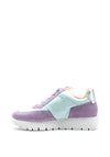 Wonders Colour Block Suede Leather Trainers, Multi