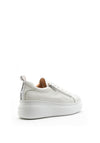 Wonders Perforated Leather Chunky Platform Sole Trainers, White