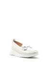 Wonders Chain Detail Moccasin Style Shoes, Off White